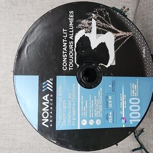 Noma 7 function pure white cluster lights opened, used but in gkod condition